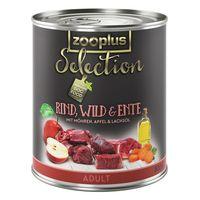 zooplus Selection Adult Beef, Venison & Duck - 6 x 800g