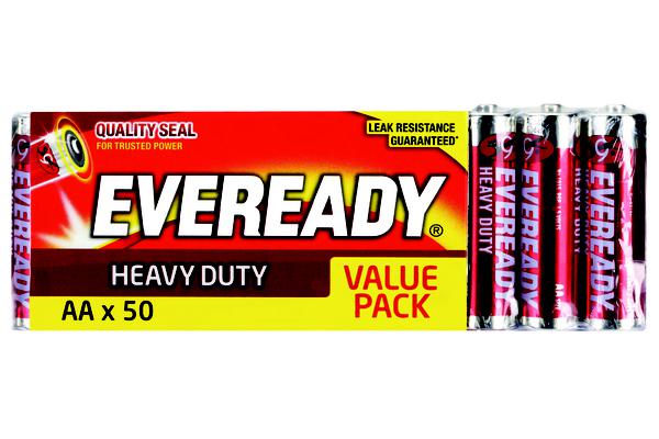 1 x EVEREADY HD AA 50PK