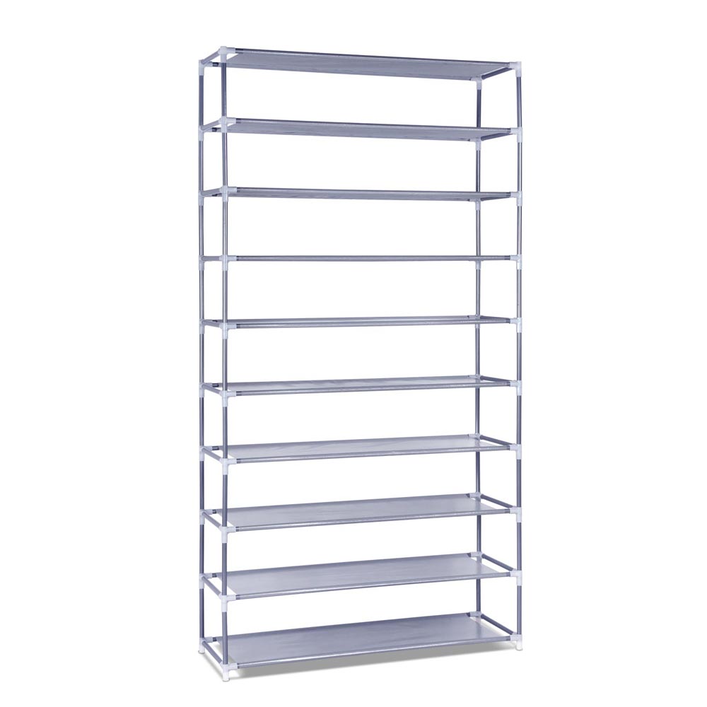 10 Tiers Stackable Shoe Storage Rack 159cm