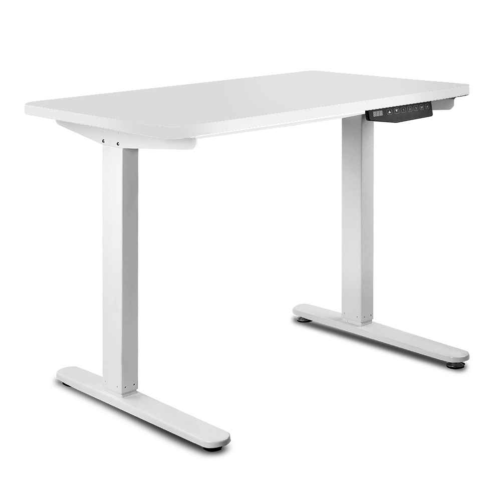 100CM Motorised Height Adjustable Sit Stand Desk (White)