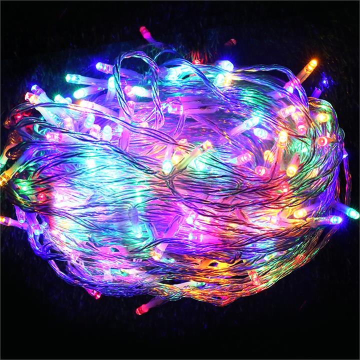 100m Christmas LED String Lights - Multi-colour 500 Bulbs