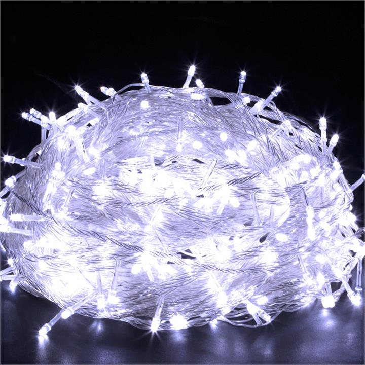 100m Christmas LED String - White Lights 500 Bulbs