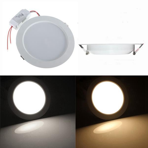 12W Round LED Recessed Ceiling Panel Down Light With Driver