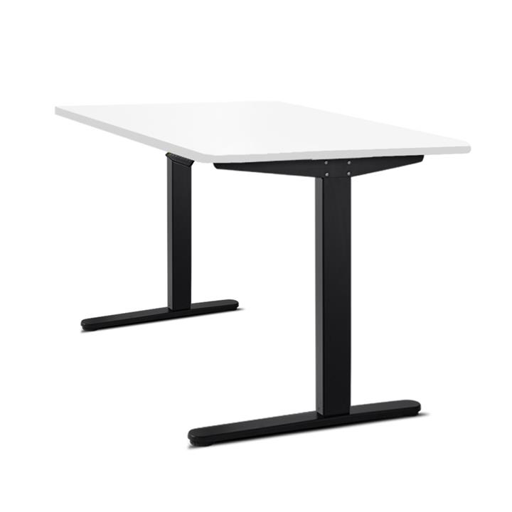 140x60cm Adjustable Desk Sit Or Stand Motorised Electric Height Adjustment Office Table White