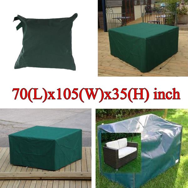 180x268x90cm Garden Outdoor Furniture Waterproof Breathable Dust Cover Table Shelter