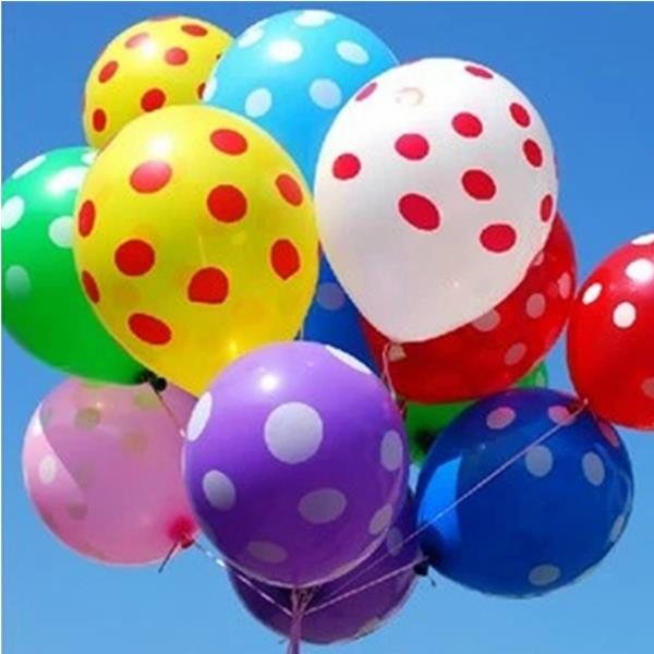 1PCS Colorful Latex Polka Dot Balloon Birthday Party Holiday Decoration