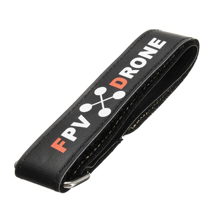 1PC RJX 500-700mm Non-Slip Rubberized Alloy Buckle Battery Strap 30mm for Batteries and Electronics