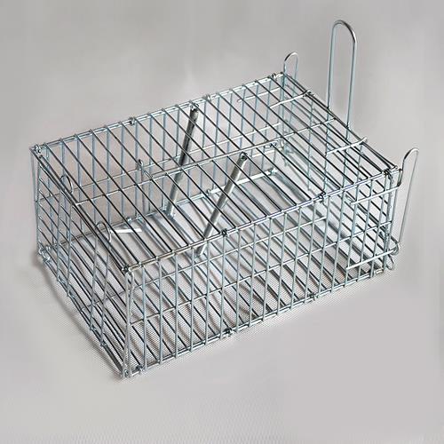 2 x Small Animal Trap Galvanised Wire Humane Live Trap Rodents Mice Rat Mouse 23 x 15cm