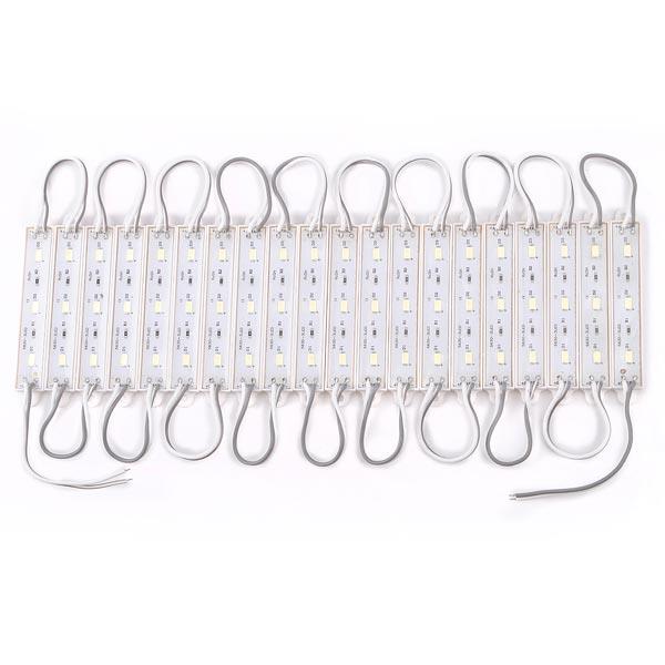 20 PCS Ultra Bright 5630 LED Module 3 LEDS White Light IP65 12V DC