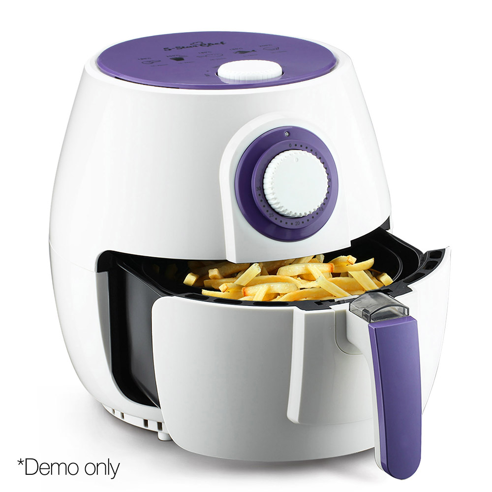 2.6L 1300W Air Fryer (White)