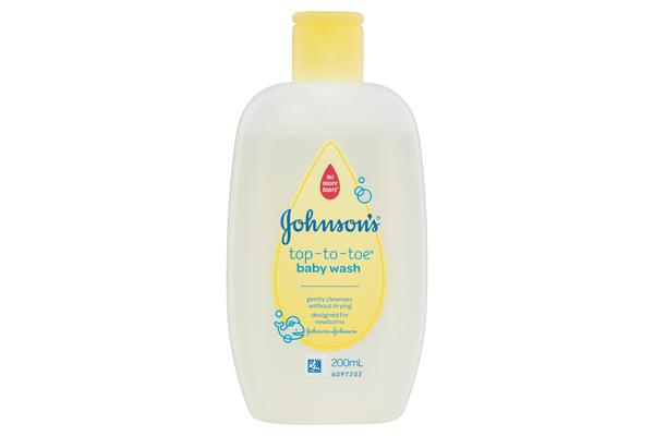 3 x Johnson & Johnson's Baby Bath Top To Toe Wash 200m