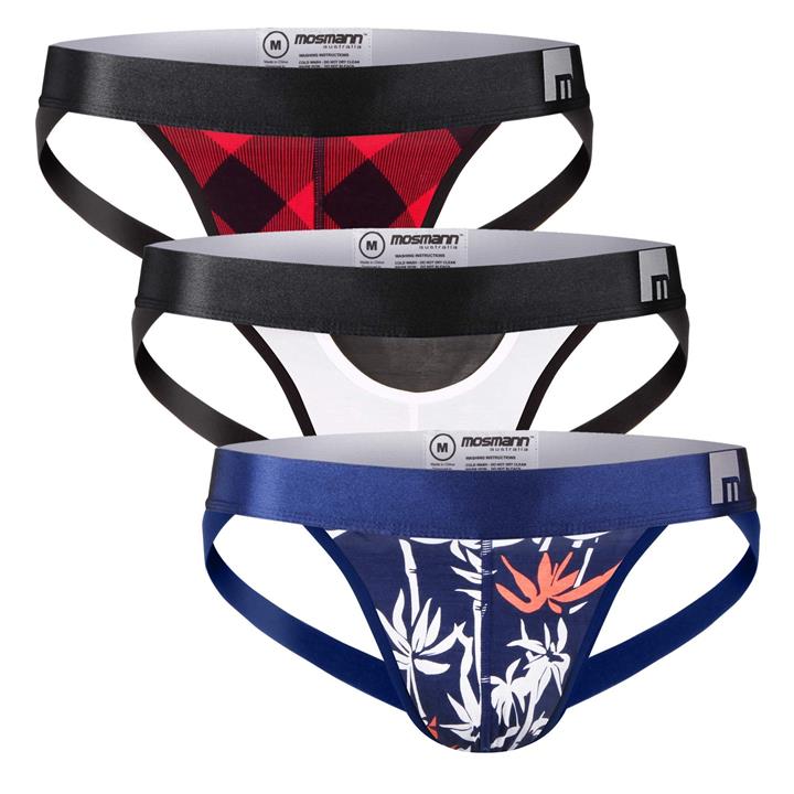 3 PACK MENS BAMBOO JOCKSTRAP