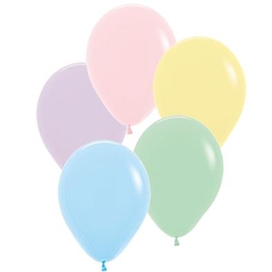 30cm Pastel Assortment Latex Balloons Pack of 25