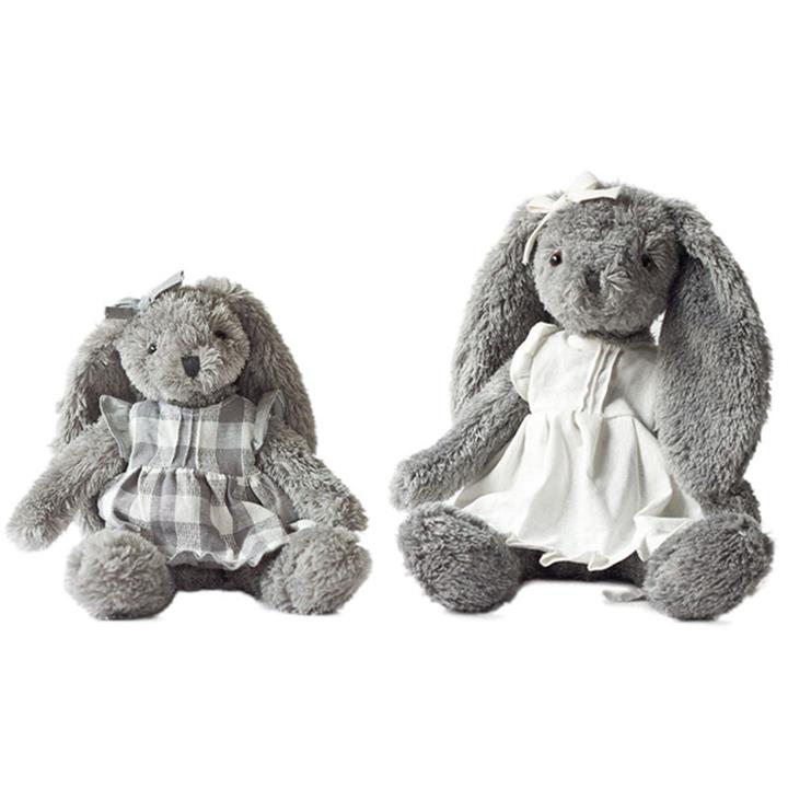 32/45cm Rabbit Stuffed Animal Anne & Abby Cartoon Plush Toy Cute Bear Doll for Kids Baby Christmas Birthday Gifts