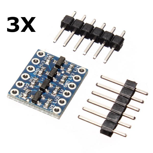 3Pcs IIC 4 Way Bi-Directional Logic Level Converter Module