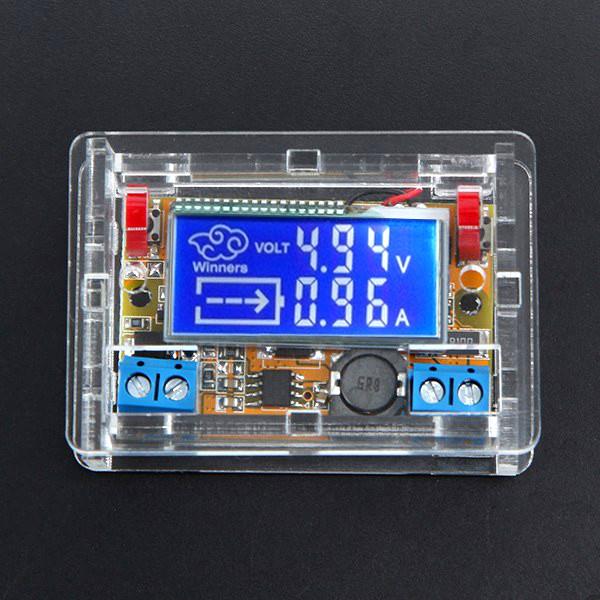 3Pcs DC-DC Step Down Power Supply Adjustable Module With LCD Display With Housing Case