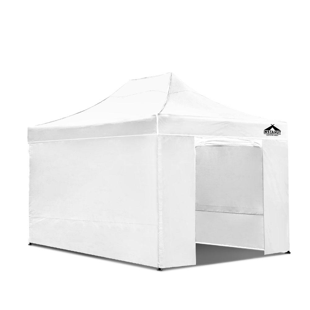 3x4.5m Pop Up Gazebo Hut with Sandbags