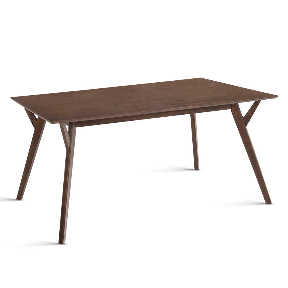 4 Seater Wood Timber Dining Table (Walnut)