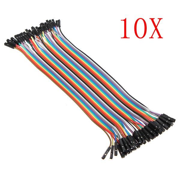 400Pcs 20cm Male To Female Jump Cable For Arduino