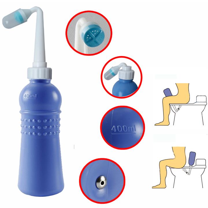 400ml LEKANG Portable ABS Manual Operation Bidet For Man Women Kids Cleaning Device