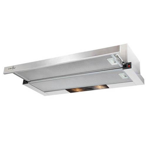 5 Star Chef Slide-Out Stainless Steel Rangehood 900mm Kitchen Canopy 90cm