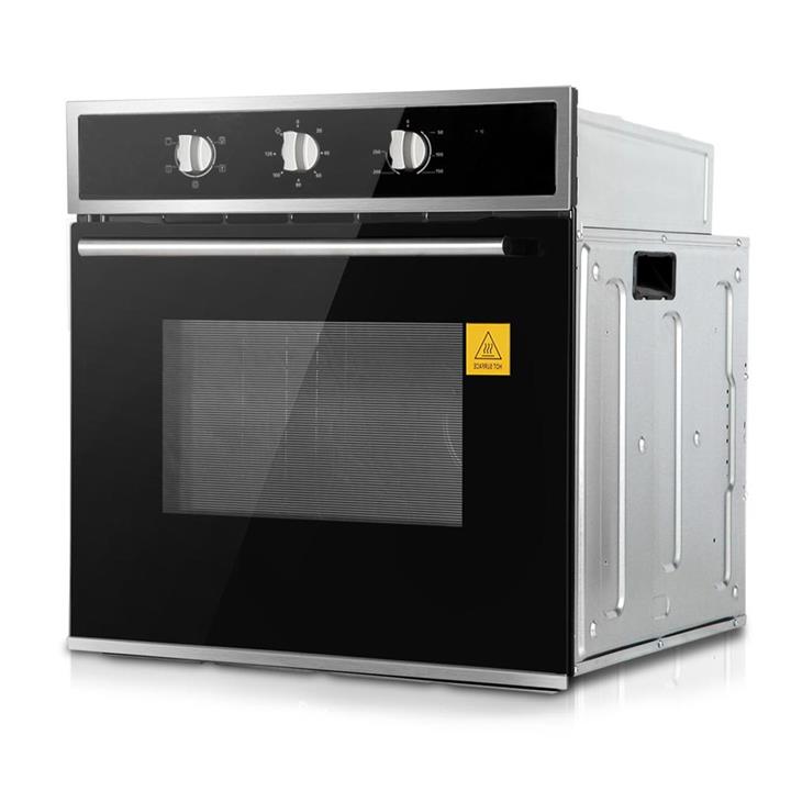 5 Star Chef Electric Wall Oven 70L Stainless Steel Fan Forced Built In 5 Functions w/ Grill 60cm