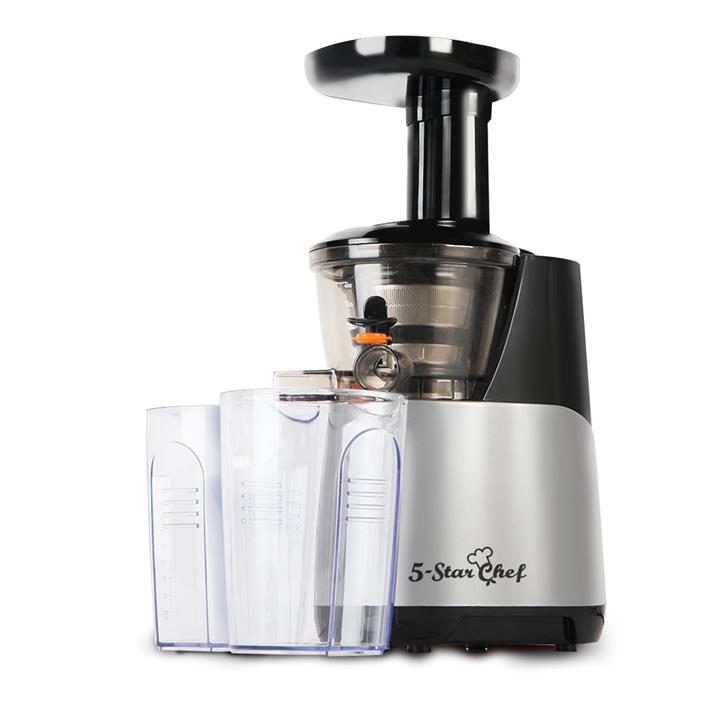 5 Star Chef Cold Press Slow Juicer Processor for Fruit Vegetable 150W Sliver