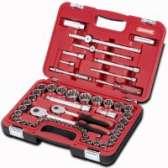 57pce Sidchrome Socket Set 1/4, 3/8 & 1/2â Square Drive with FREE Ratchet Set & FREE 10pce Screwdriver Set