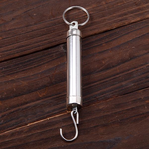 5kg Stainless Iron Portable Kitchen Scale Weight Spring Balance Mini Pocket Hanging Scale With Hook