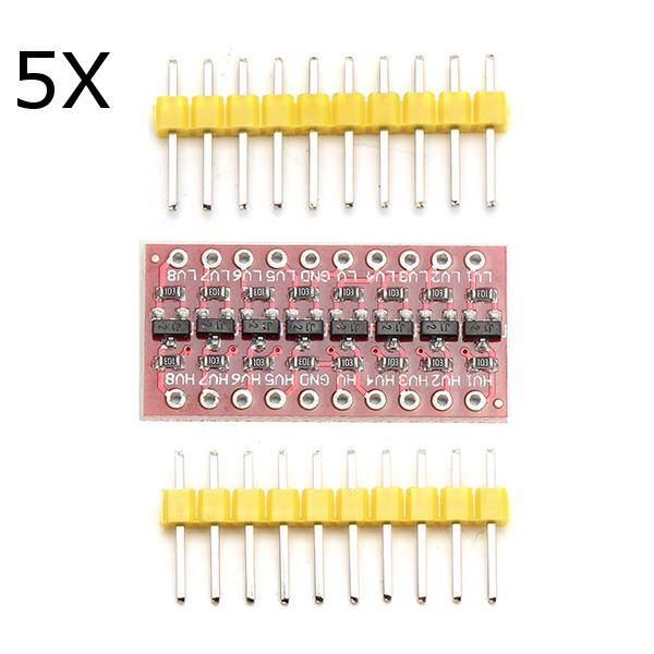 5Pcs 8-Channel Logic Level Translator Converter Bi-Directional Module