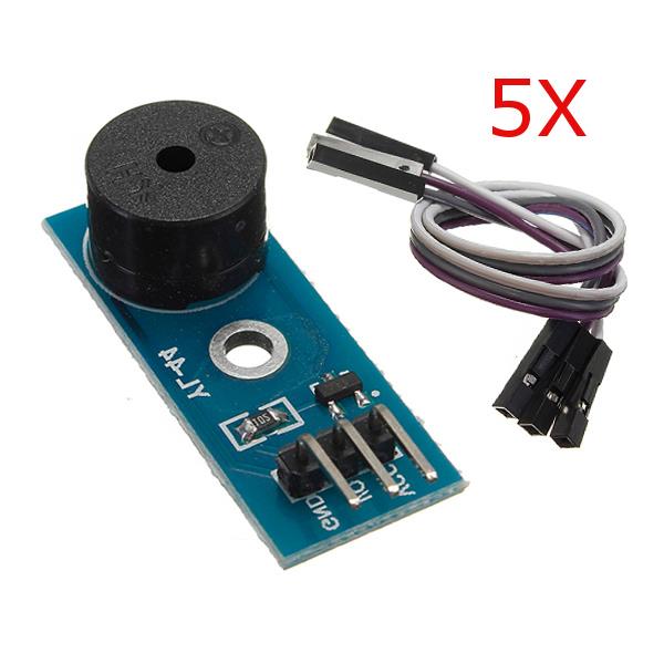 5Pcs 3.3-5V Passive Buzzer Alarm Module For Arduino