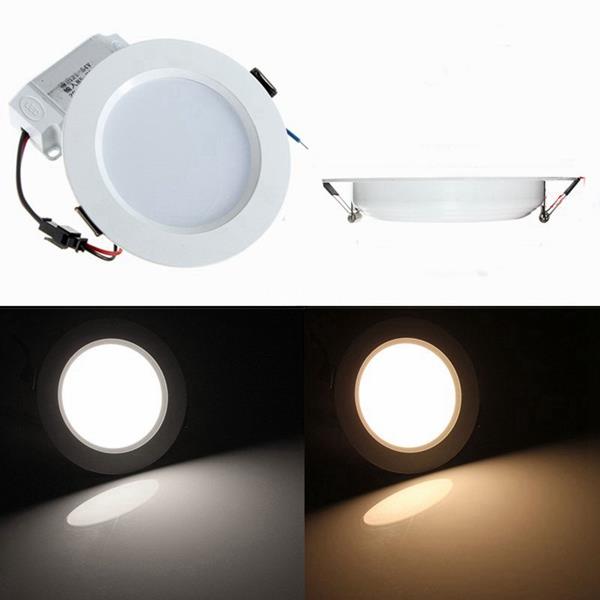 5W Round LED Recessed Ceiling Panel Down Light With Driver