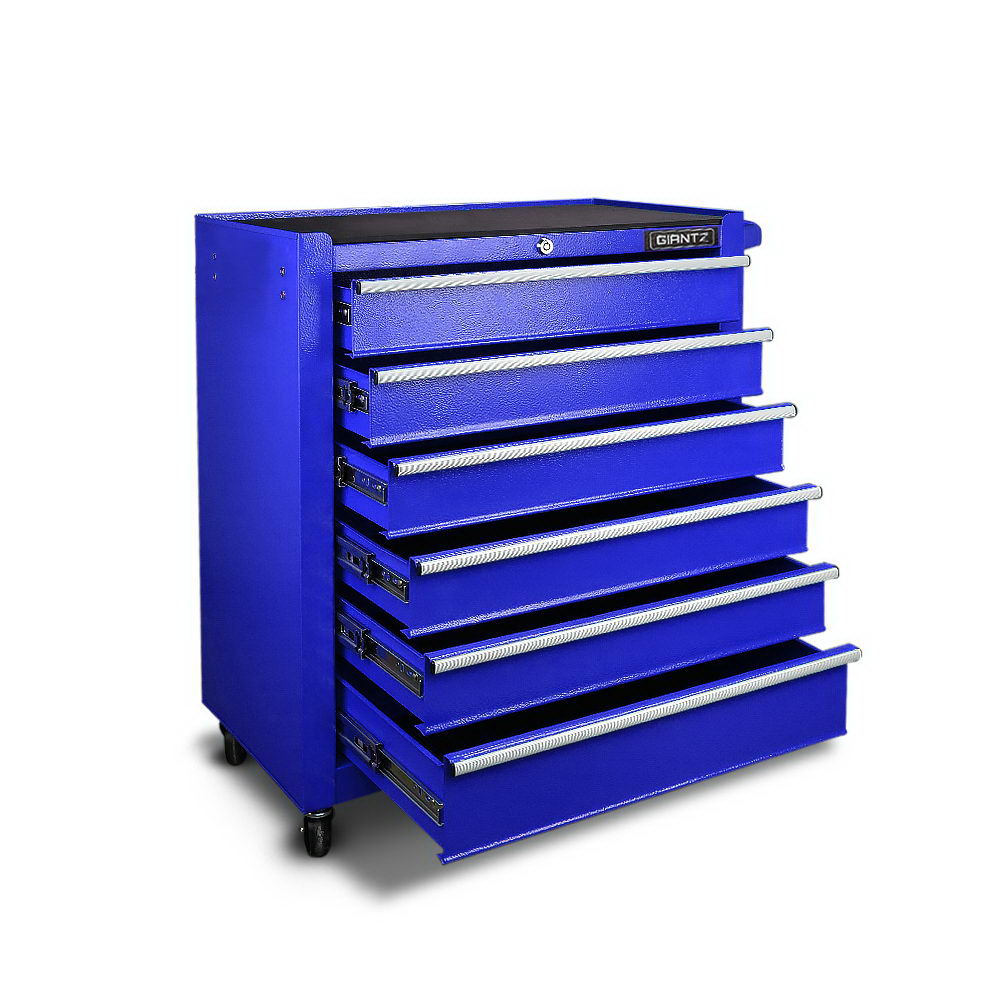 6-Drawer Tool Trolley (Blue)