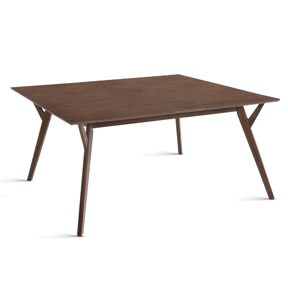 6 Seater Wood Timber Dining Table (Walnut)