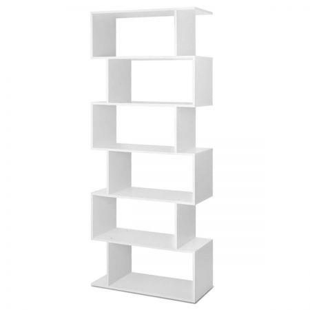 6 Tier Display Shelf - White