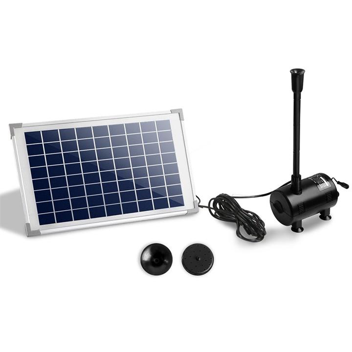 650L/H Submersible Fountain Pump with Solar Panel