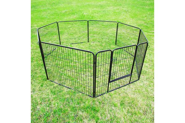 8 Heavy Duty Panel Foldable Pet Playpen 40