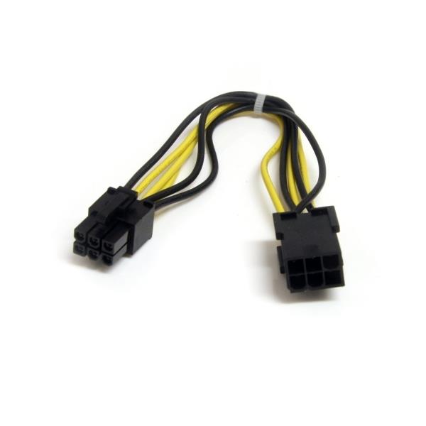 8in 6 Pin Pci Express Power Extension Cable