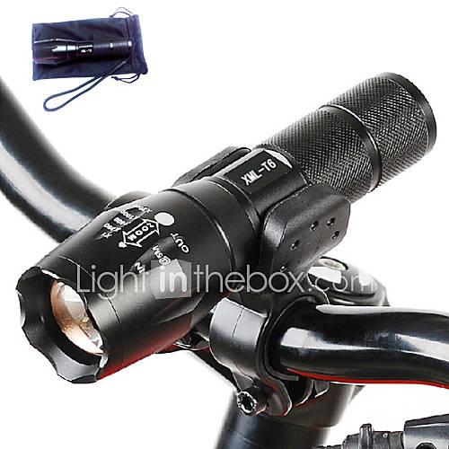 A100 LED Flashlights / Torch LED 1000lm 5 Mode Zoomable / Adjustable Focus / Impact Resistant Camping / Hiking / Caving / Everyday Use /