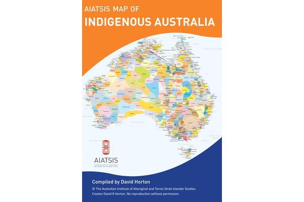 A3 flat AIATSIS map Indigenous Australia