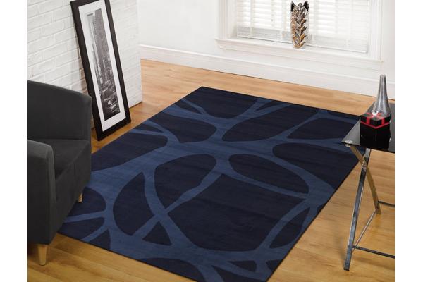 Abstract Modern Rug Blue 230x160cm