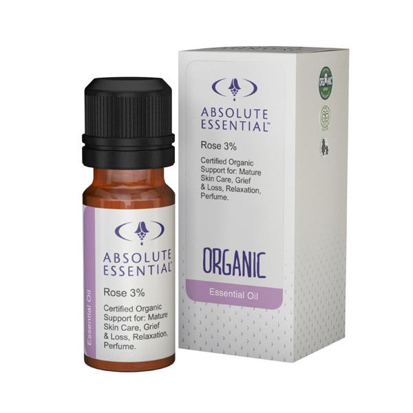 Absolute Essential Organic Rose 3% in Jojoba Oil 10ml