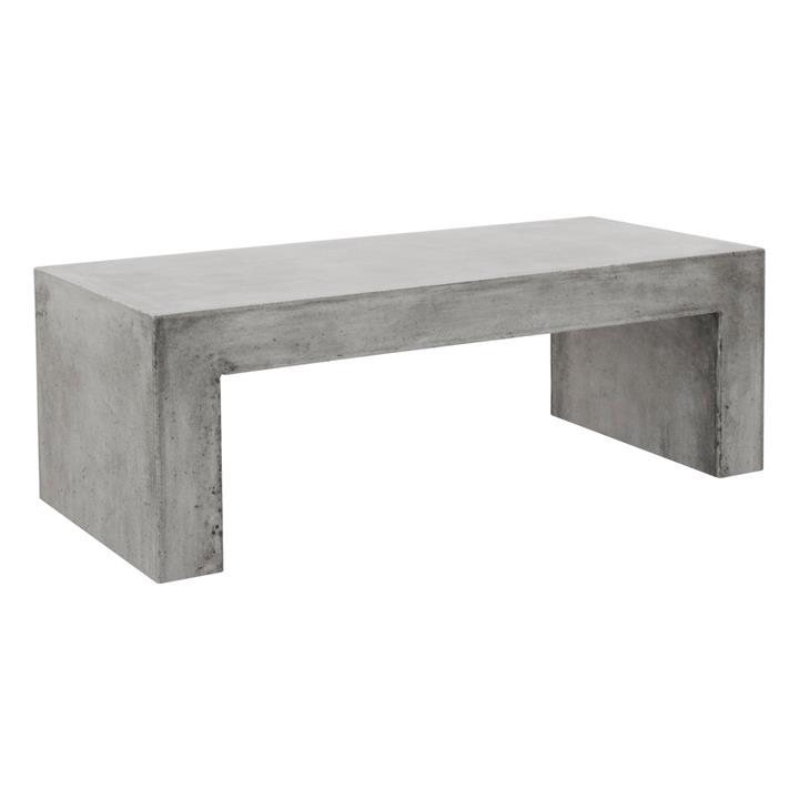 Abbas Concrete Bench | Dark Grey | 120cm