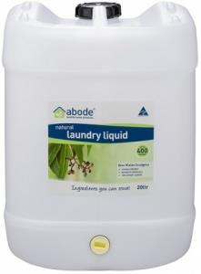 Abode Natural Laundry Liquid Blue Mallee Eucalyptus 20L