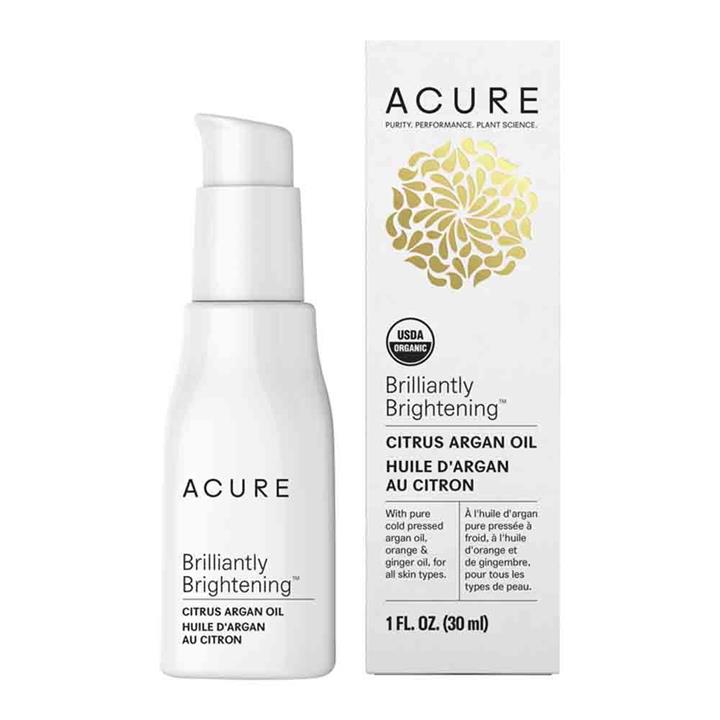 Acure Brilliantly Brightening Citrus Argan Oil (30ml)