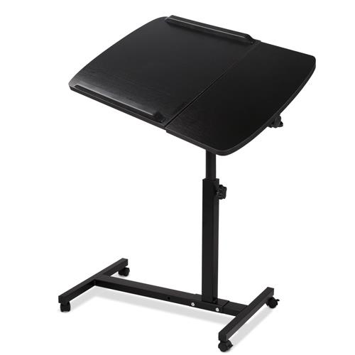 Adjustable Mobile Laptop Desk Laptop Notebook Computer Black