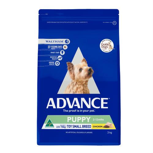 Advance Puppy Plus Toy and Small Breed Chicken Rehydratable 3kg