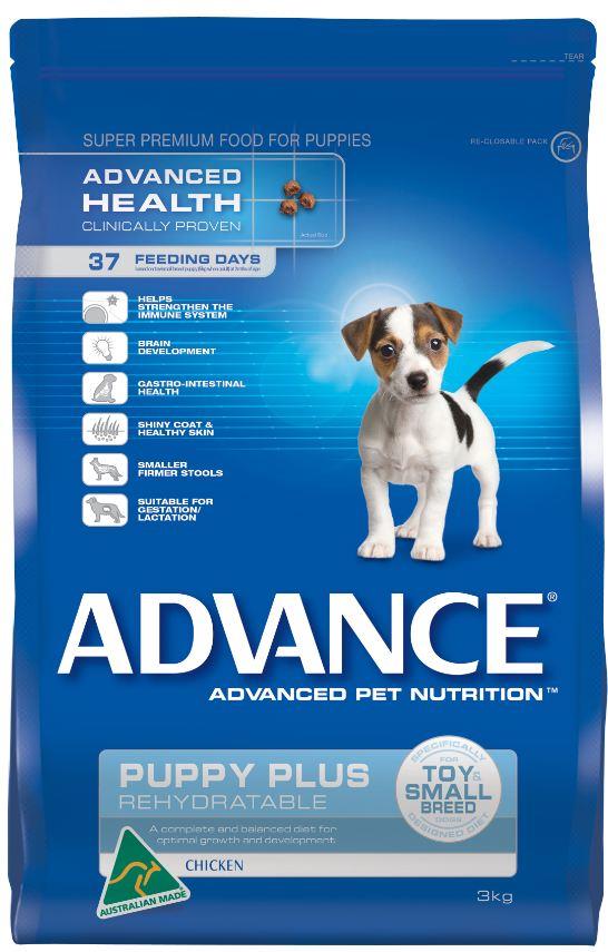 Advance Puppy Plus Toy and Small Breed Chicken Rehydratable 8kg