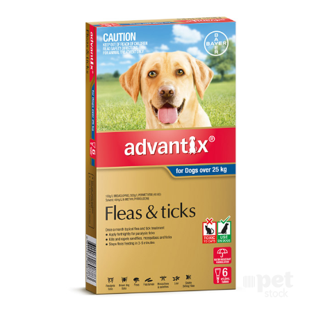 Advantix - Flea and Tick Treatment for Dogs 25kg+