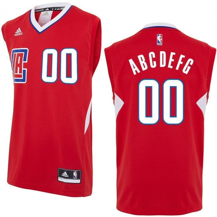 adidas Los Angeles Clippers Custom Replica Road Jersey